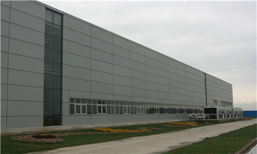 Tianjin helicopter base - super large aluminum corrugated board